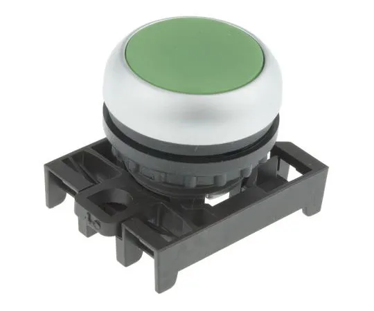 63-7526-46 Eaton M22 Series, Green Push Button Head, Momentary, 22mm Cutout 78635769 & M22-D-G+M22-A