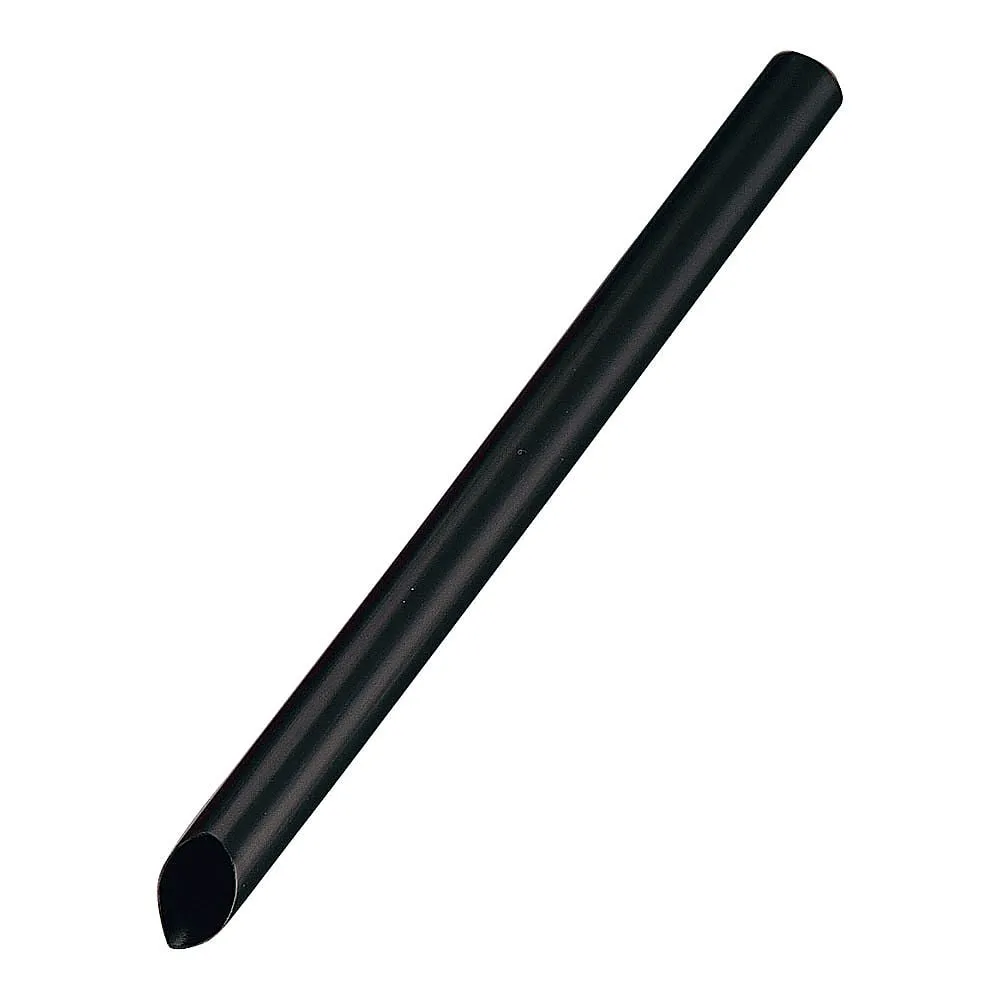 62-6538-84 Tapioca Straw, Straight, Naked (130 Bottles), Black No.646