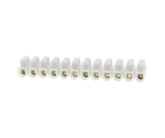 63-7462-98 Legrand 0 342 23 Terminal Strip, Straight, 12way, 2 Row, 41A, 400 V, length 107mm, White 0 342 23