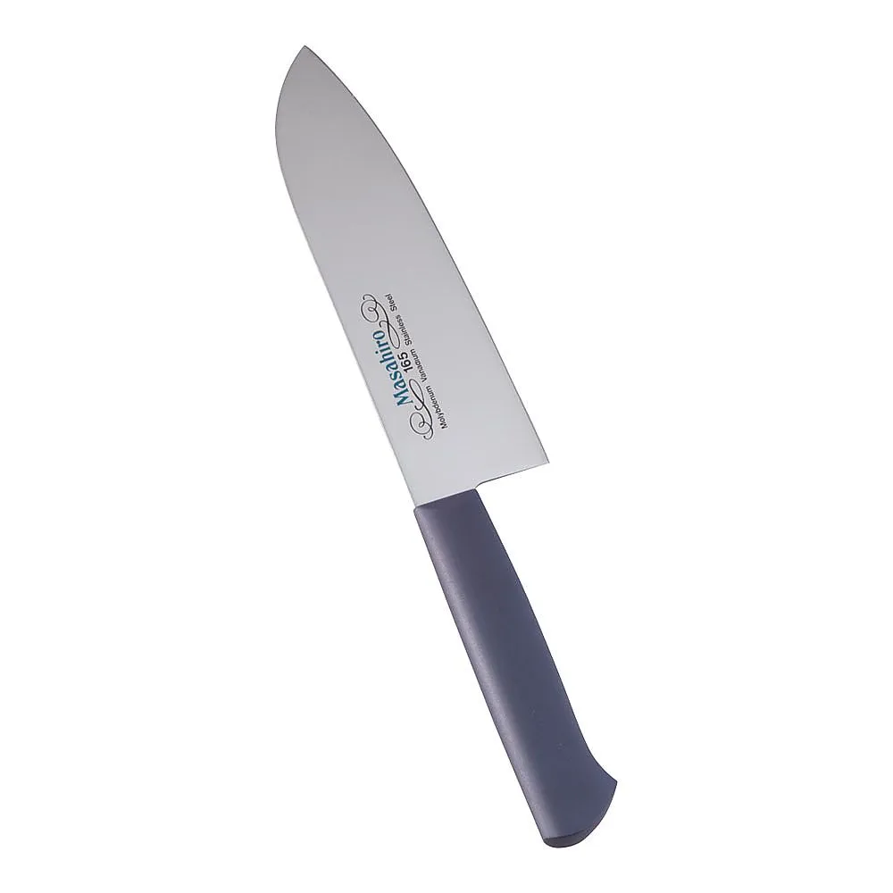 62-6413-18 Plastic Handle MV Steel Santoku Type (Double Flute) 16.5 cm AMSD0