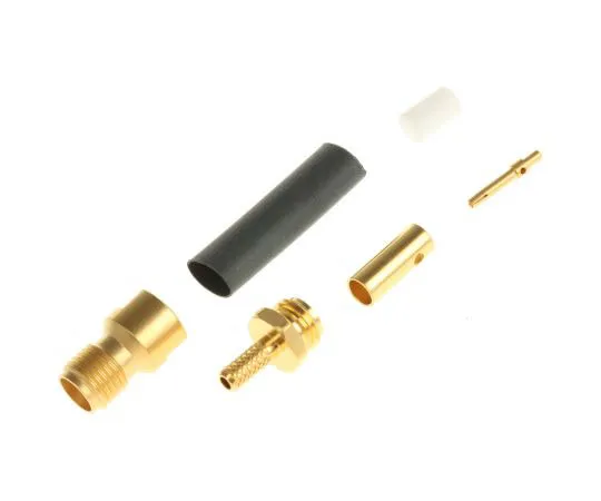 63-7474-32 Radiall Straight 50Ω Cable Mount SMA Connector, Crimp, Solder Termination RG188, RG316 R125236000W