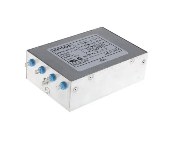 63-7427-32 EPCOS B84131 Series 16A 250 V ac, 440 V ac 50 → 60Hz Flange Mount RFI Filter, with Screw Terminals 3 Phase B84131M0003A116