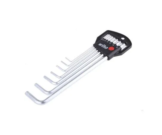 63-7533-74 Wiha Tools 7 pieces 1.5 mm, 2 mm, 2.5 mm, 3 mm, 4 mm, 5 mm, 6 mm Ball End Hex Key Set 1416