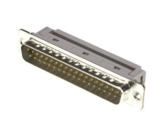 63-7538-98 Harting 2.77mm Pitch 37 Way IDC D-Sub Ribbon Cable Connector, Plug, Steel Shell 9664286700