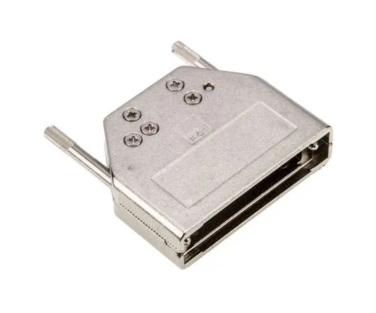 63-7382-23 Amphenol FCI 8655MH Series Die Cast Zinc D-sub Connector Backshell, 25 Way, Strain Relief 8655MH2511LF