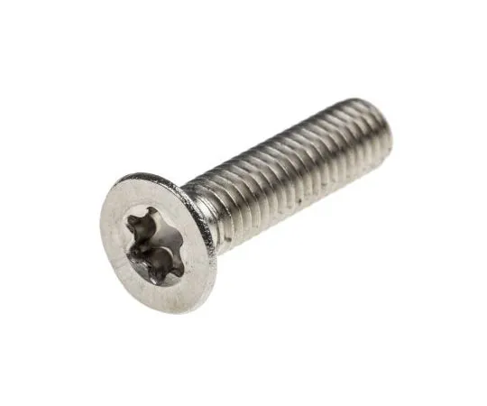 63-7456-37 Plain Countersunk Stainless Steel Tamper Proof Security Screw, M6 x 25mm 262-5831