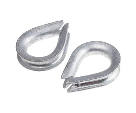 63-7447-27 RS PRO Steel Galvanised Thimble, 8mm 247-9105