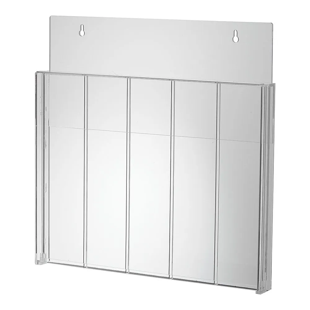 62-6435-67 Acrylic Kitchen Knife Stand (Nailing Type) Clear Color