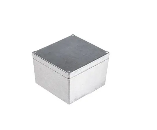 63-7383-06 RS PRO Aluminium Alloy Enclosure, IP54, IP66, Shielded, 158.5 x 158.5 x 101.5mm 161-0935