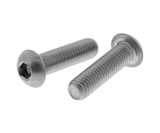 63-7481-87 RS PRO M8 x 30mm Hex Socket Button Screw Plain Stainless Steel 304-4687