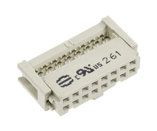 63-7538-69 Harting 16-Way IDC Connector Socket for Cable Mount, 2-Row 9185166803