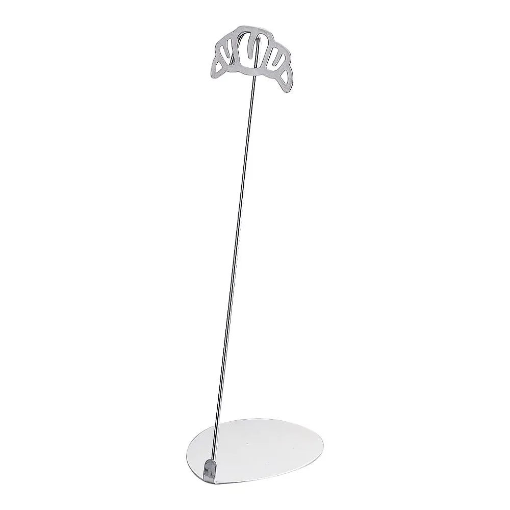 62-6583-15 Bakery's POP stand croissant 20 cm silver