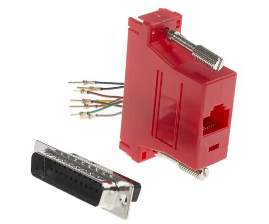 63-7488-33 RS PRO 25 Way D-sub Female, RJ45 Female Adapter 314-8133