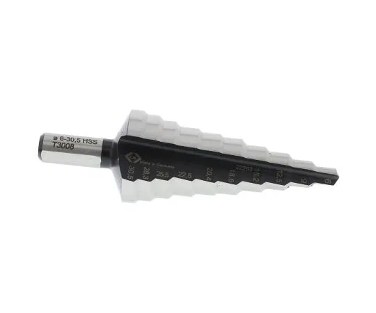 63-7526-27 CK HSS 6 → 30.5mm Step Drill Bit, 10 Steps T3008