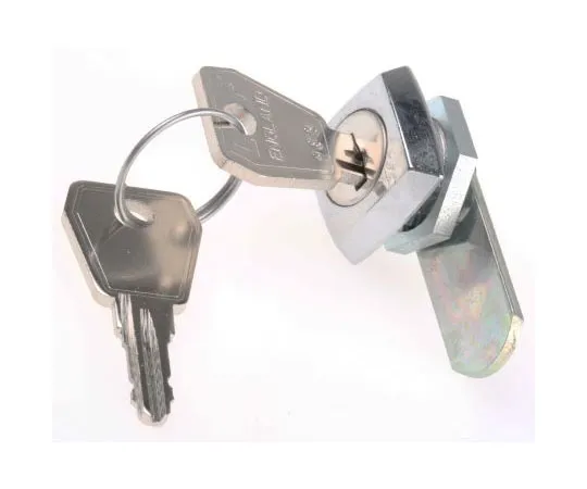 63-7501-30 Euro-Locks a Lowe & Fletcher group Company Panel to Tongue Depth 8mm Chrome Plated Camlock, Key to unlock 207012