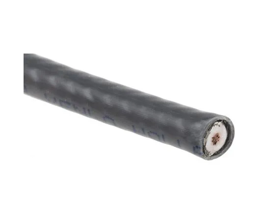 63-7385-38 Belden Grey Unterminated to Unterminated H155 Coaxial Cable, 50 Ω 5.4mm OD, H155A00 H155A00.00B100