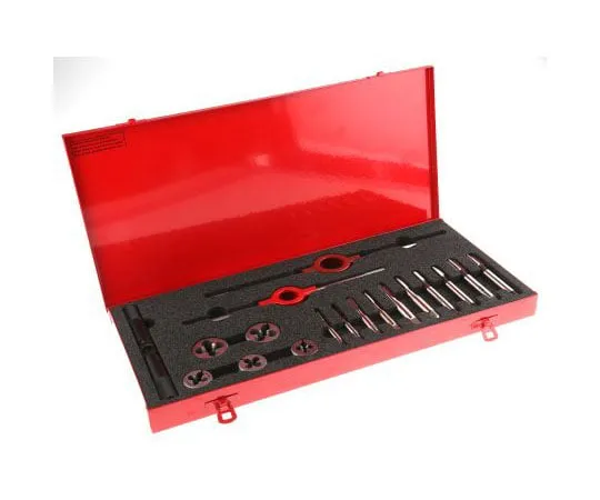 63-7433-46 Dormer 13 Piece HSS 1/4 in → 1/2 in UNC Thread Tap & Die Set L120 30UNC