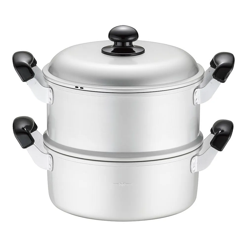 62-6440-10 Alumite Yuge Travel Steamer Set 24 cm