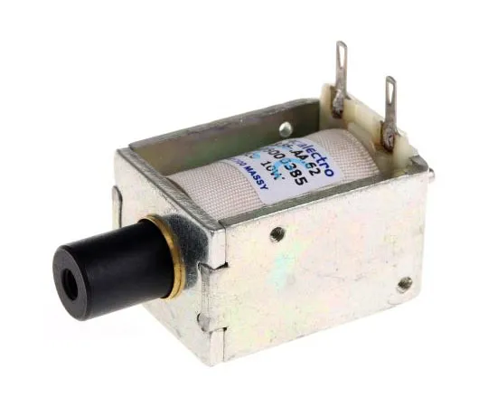 63-7394-60 Push Action DC D-Frame Solenoid, 7mm stroke, 10W, 24 V dc 856AA62