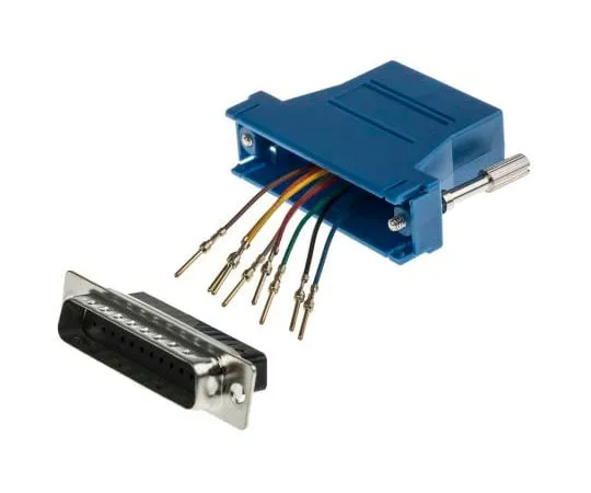 63-7488-34 RS PRO 25 Way D-sub Male, RJ45 Female Adapter 314-8161