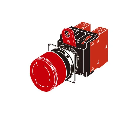 62-4758-23 Pushbutton switch for Emergency stop (Φ22/Φ 25) (non-illumination) A22E A22E-S-02