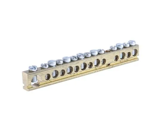 63-7463-44 Merlin Gerin 14965 Terminal Strip, Straight, 14way M4, 2 Row, 125A, length 98mm 14965