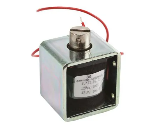 63-7483-13 Pull Action DC D-Frame Solenoid, 15mm stroke, 15W, 12 V dc 8.M15 02 73 12 VCC 100%