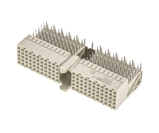 63-7497-09 TE Connectivity Z-PACK HM Series 2mm Pitch Hard Metric Type A Backplane Connector, Female, Right Angle, 25 Column, 5 5352068-1