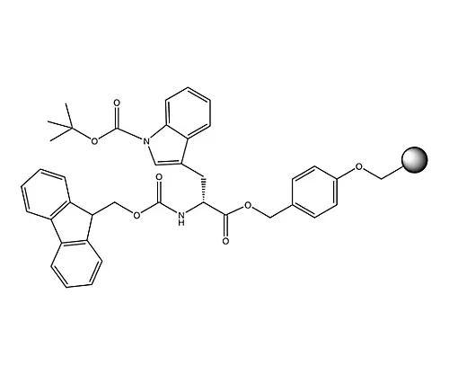 61-0405-18　［Discontinued］Fmoc-D-Trp(Boc)-Wang Resin (100-200 Mesh) 856163 5G　8561630005