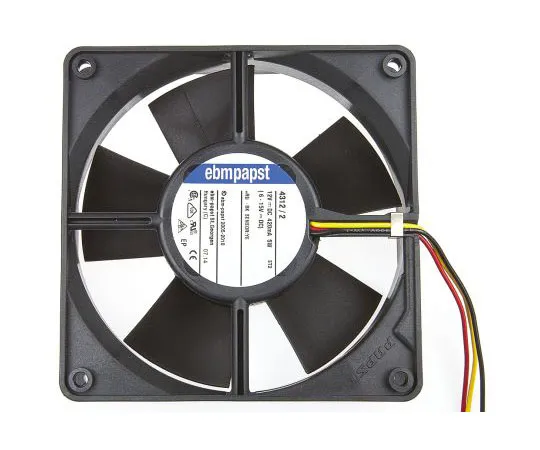 63-7478-41 ebm-papst 4300 Series Axial Fan, 119 x 119 x 32mm, 170m³/h, 5W, 12 V dc 4312/2