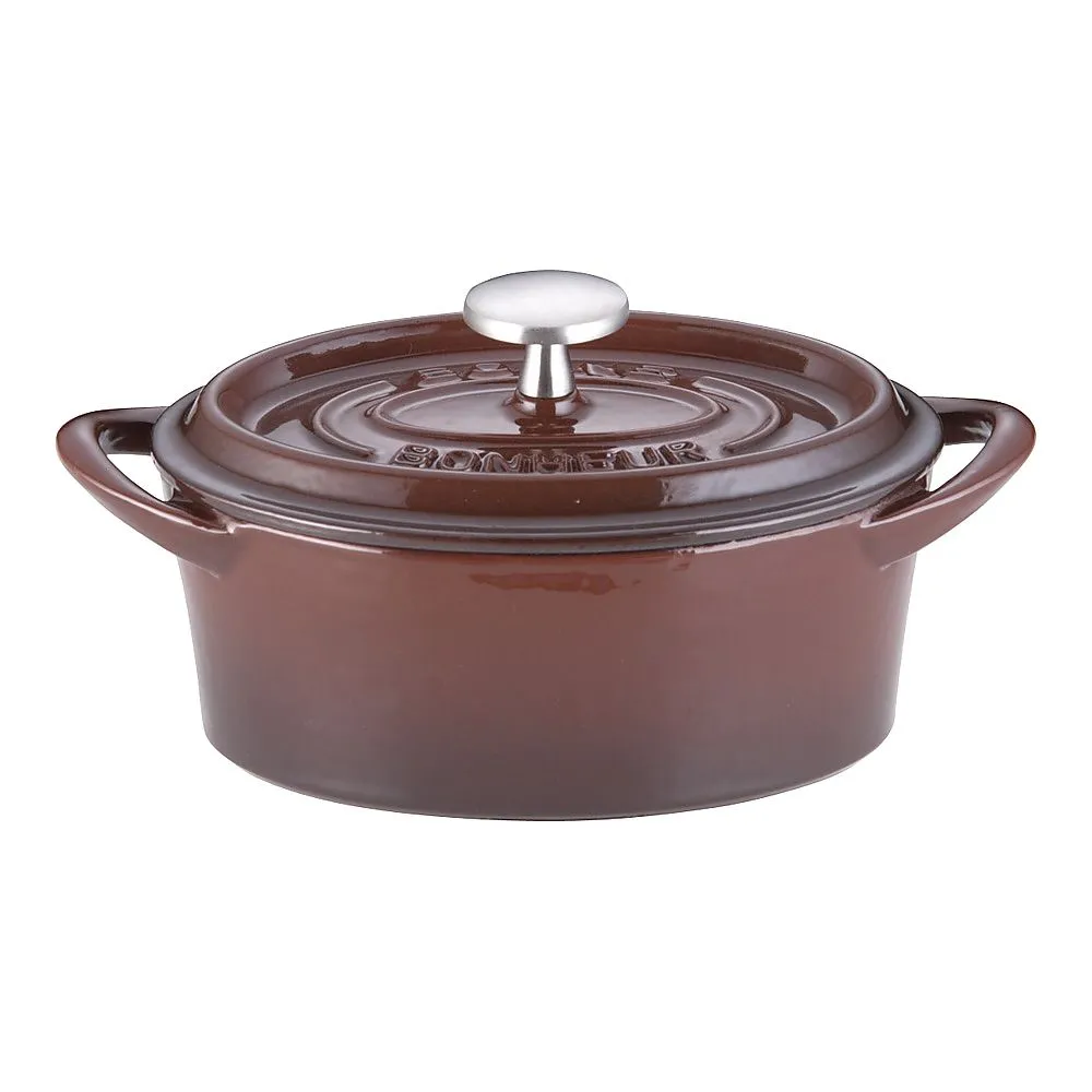 62-6349-14 Bon Bonaire Cocotte Oval 14 cm Brown
