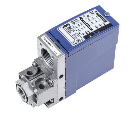 63-7490-37 Telemecanique Sensors Differential for Air, Fresh Water, Hydraulic Fluid, Sea Water Pressure Sensor, 20bar Max Pressure XMLB020A2S11