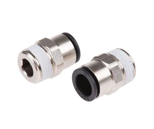 63-7458-43 Legris Pneumatic Straight Threaded-to-Tube Adapter, R 3/8 Male, Push In 10 mm 3175 10 17