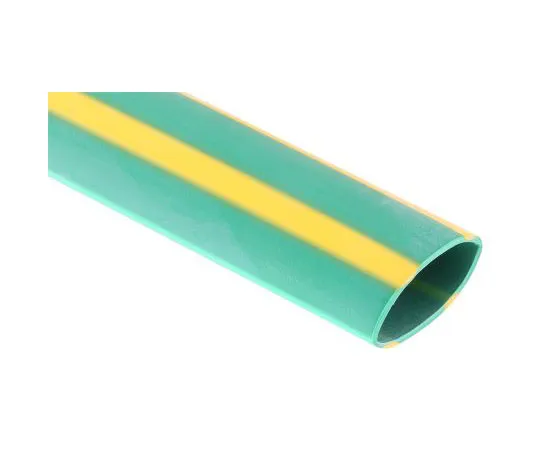 63-7460-74 RS Pro Green/Yellow Halogen Free Heat Shrink Tubing 12.7mm Sleeve Dia. x 1.2m Length 2:1 Ratio 268-5029