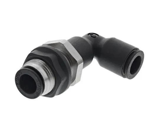 63-7492-08 Legris Pneumatic Bulkhead Tube-to-Tube Adapter Elbow Push In 8 mm to Push In 8 mm 3139 08 00