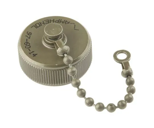 63-7477-73 Amphenol 97 Series MIL-DTL-5015 Male Dust Cap, Shell Size 14 IP66 Rated, with Olive Drab Cadmium Finish 97-60-14