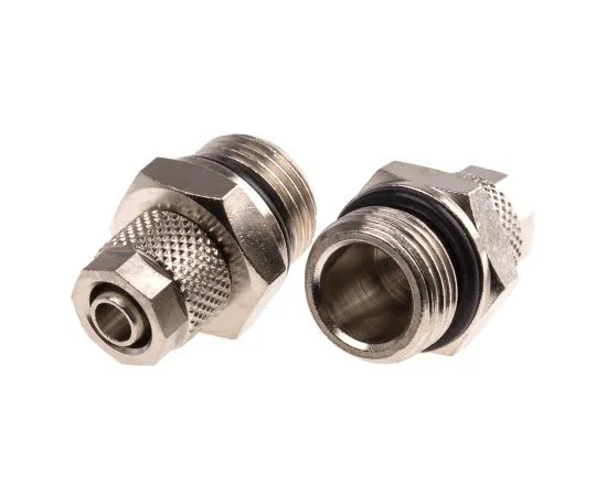 63-7478-54 RS PRO Pneumatic Straight Threaded-to-Tube Adapter, G 3/8 Male, Push In 8 mm 299-3976