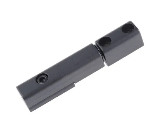 63-7497-23 Southco Black Powder Coated Zinc Front Mount Hinge with a Lift-off Pin Screw, 62.5mm x 17.5mm x 15mm 96-10-572-RS