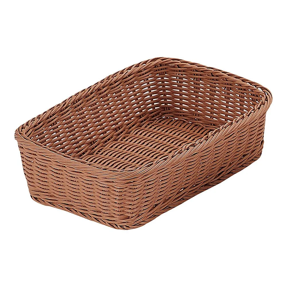 62-6403-23 PP Square Basket Brown 30 Type RE-314-BR