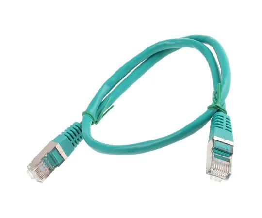 63-7473-69 Decelect Forgos Green PVC Cat5 Cable F/UTP, 500mm Male RJ45/Male RJ45 CR503B05CVT