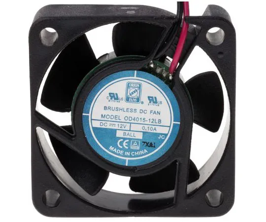 63-7372-26 RS PRO Axial Fan, 40 x 40 x 15mm, 6.8cfm, 1.2W, 12 V dc, IP55 144-2044