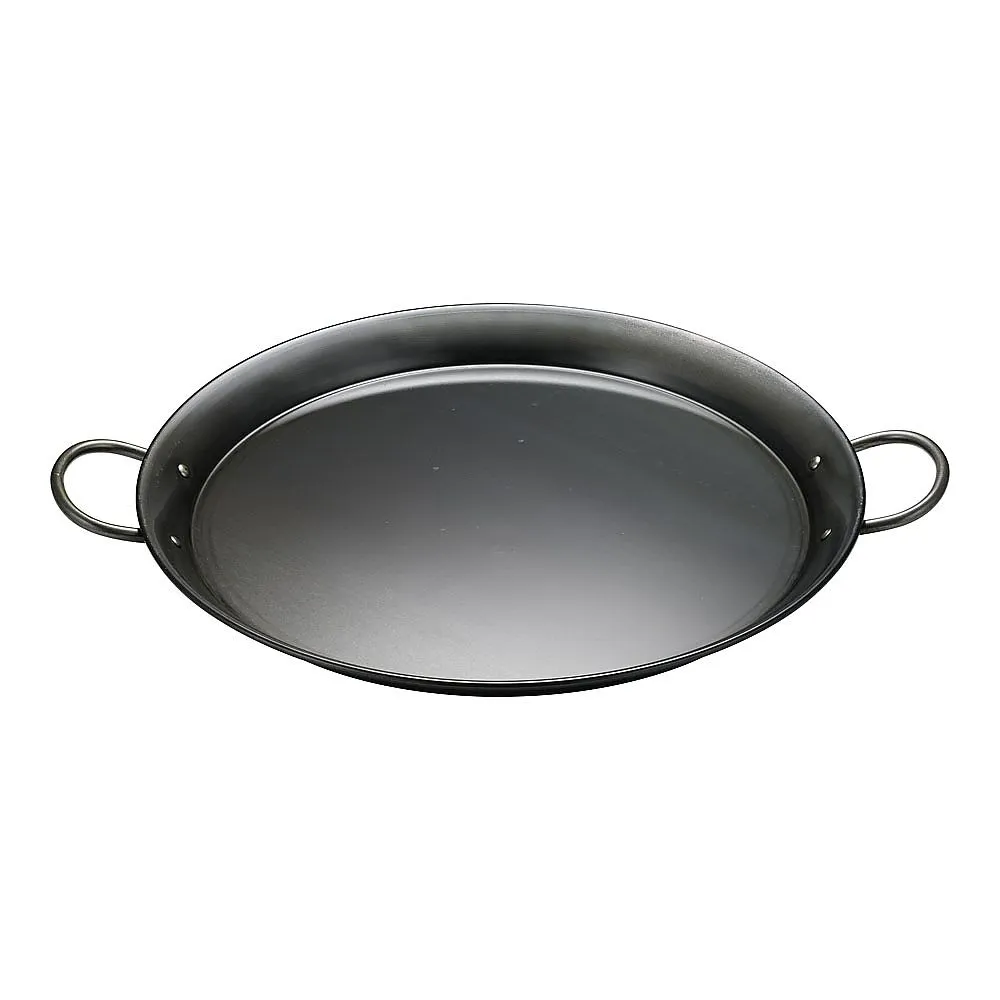 62-6731-02 Iron Paella Hot Pot, Both Hands 45 cm