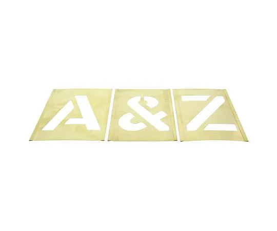63-7486-85 AT Brown Brass Stencil, 3in 175303