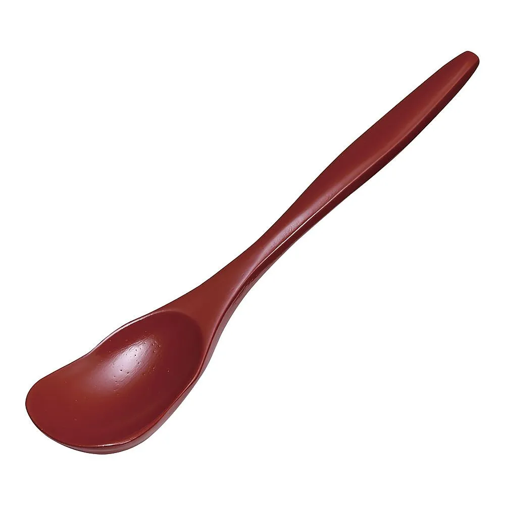 62-6722-17 Genuine lacquer ice cream spoon red
