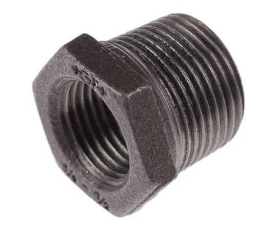 63-7443-82 Georg Fischer Malleable Iron Fitting Reducer Bush, 3/4 in BSPT Male (Connection 1), 1/2 in BSPP Female (Connection 2) 770241123