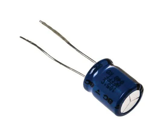 63-7482-62 Vishay 100μF 63V dc Aluminium Electrolytic Capacitor, Through Hole 10 (Dia.) x 12mm +105°C 10mm 5mm MAL204838101E3