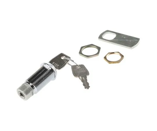 63-7489-97 Euro-Locks a Lowe & Fletcher group ******* Panel to Tongue Depth 32.7mm Zamak Chrome Plated Camlock, Key to unlock F7-53-2