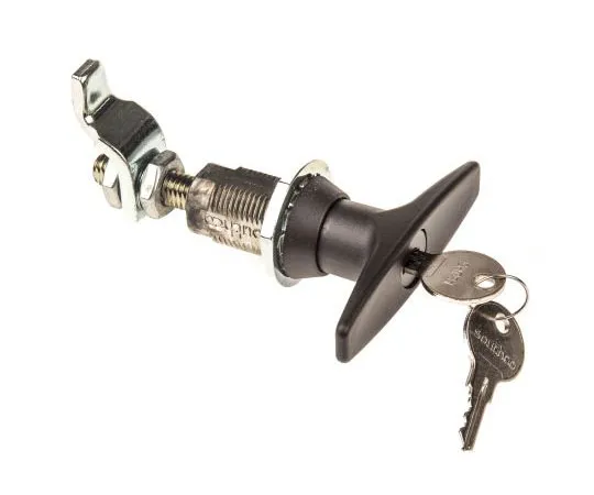 63-7497-30 Southco Powder Coated Die Cast Zinc Black Lock, T-Handle, 82.5mm E3-18-25-RS