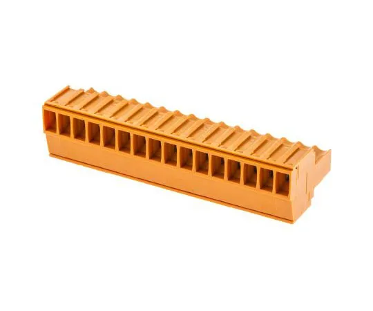 63-7428-63 Weidmüller BL Non-Fused Terminal Block, 16 Way/Pole, Screw Down Terminals, 28 → 14 AWG Cable Mount, PBT, 320 V BL 3.50/16/180 SN ORBX - 1597500000