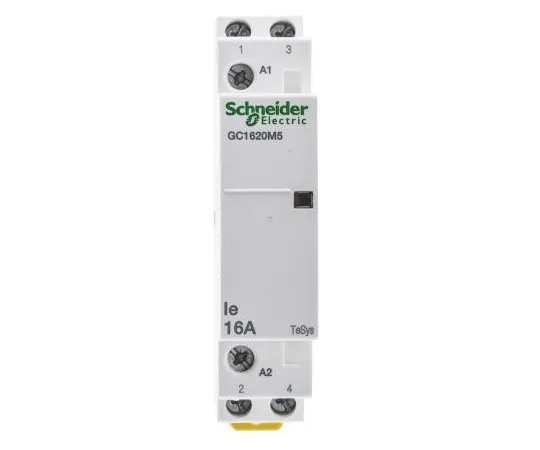 63-7444-57 Schneider Electric 2 Pole Contactor, 16 A, 230 V ac Coil, Tesys GC, 2NO GC1620M5